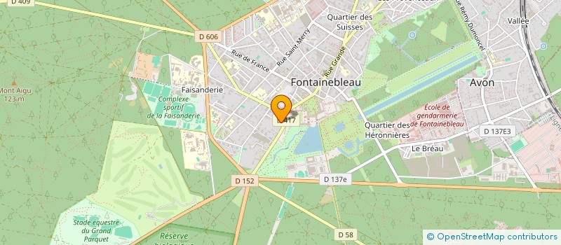 localisation de l'entreprise SOCIETE CIVILE IMMOBILIERE MS 2012  FONTAINEBLEAU