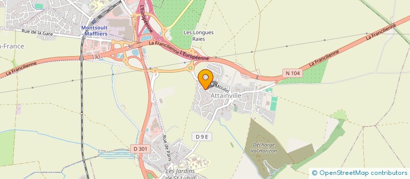 localisation de l'entreprise SOCIETE CIVILE IMMOBILIERE MYL  ATTAINVILLE