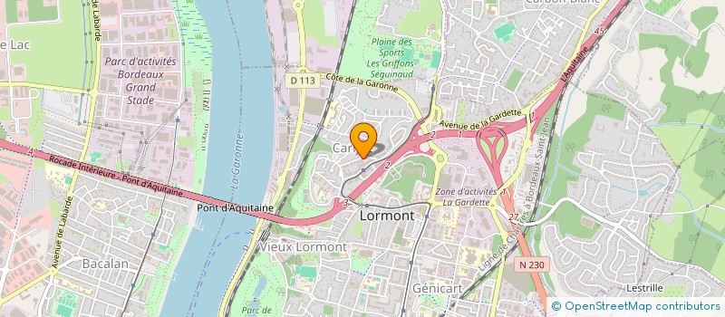 localisation de l'entreprise SOCIETE CIVILE IMMOBILIERE MYL  LORMONT