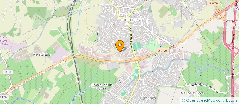 localisation de l'entreprise SOCIETE CIVILE IMMOBILIERE MYRYANN  TOULOUGES