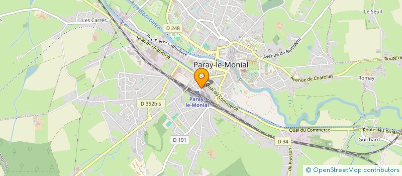 localisation de l'entreprise SOCIETE CIVILE IMMOBILIERE N.S.B.  PARAY-LE-MONIAL