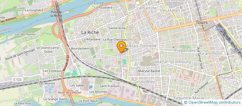 localisation de l'entreprise SOCIETE CIVILE IMMOBILIERE NAERO  LA RICHE