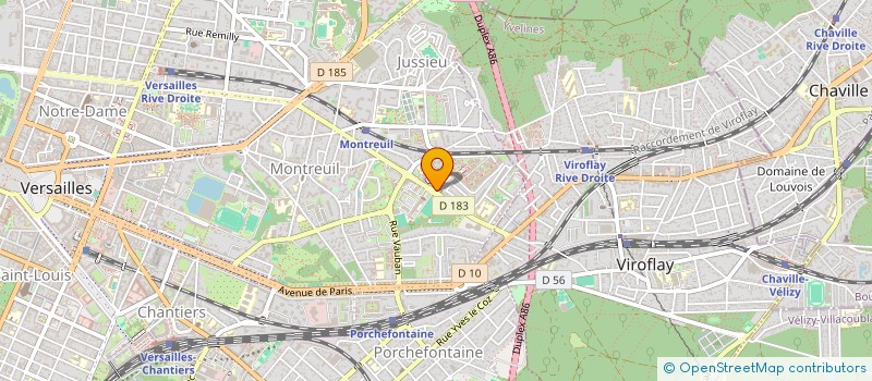 localisation de l'entreprise SOCIETE CIVILE IMMOBILIERE NAJIMO  VERSAILLES