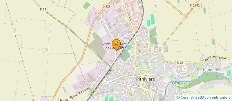 localisation de l'entreprise SOCIETE CIVILE IMMOBILIERE NAKAMA  PITHIVIERS