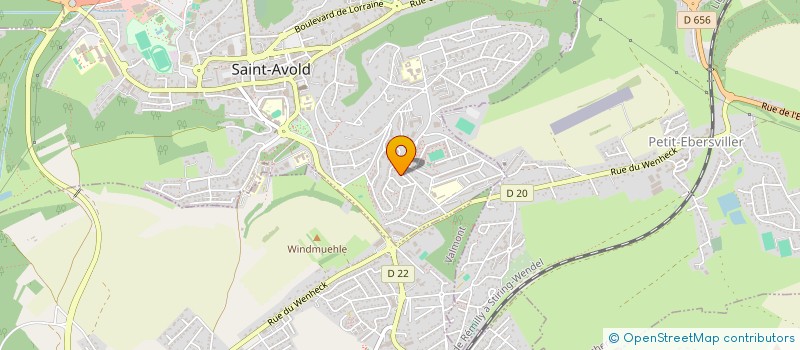 localisation de l'entreprise SOCIETE CIVILE IMMOBILIERE NANCY RIVE VIC  SAINT-AVOLD