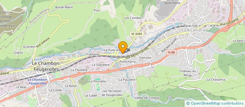 localisation de l'entreprise SOCIETE CIVILE IMMOBILIERE NARO ET PAR ABREVIATION SCI NARO  LE CHAMBON-FEUGEROLLES