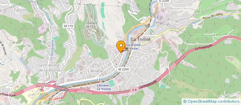 localisation de l'entreprise SOCIETE CIVILE IMMOBILIERE NASSIM à NICE
