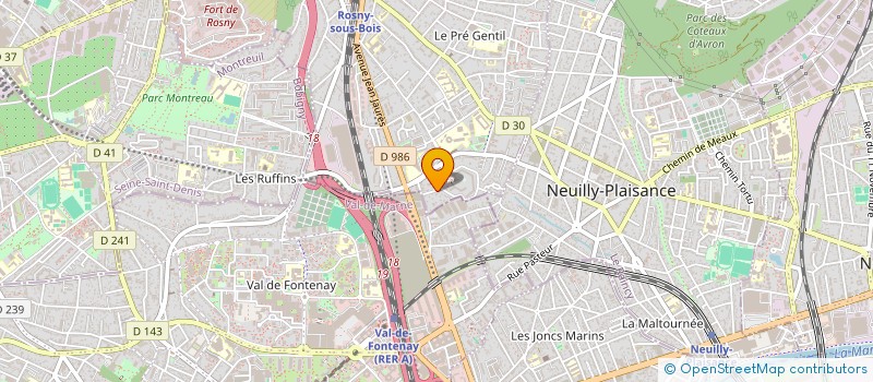 localisation de l'entreprise SOCIETE CIVILE IMMOBILIERE NATHANEL à ROSNY-SOUS-BOIS