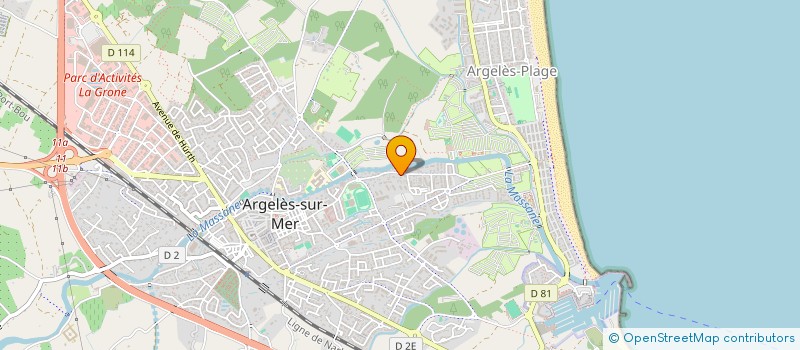 localisation de l'entreprise SOCIETE CIVILE IMMOBILIERE NATHI LAUKATELLE  ARGELES-SUR-MER