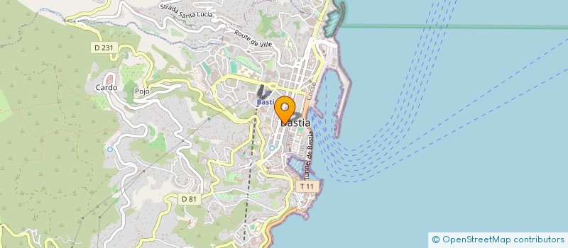 localisation de l'entreprise SOCIETE CIVILE IMMOBILIERE NATURA DI CORSICA à BASTIA