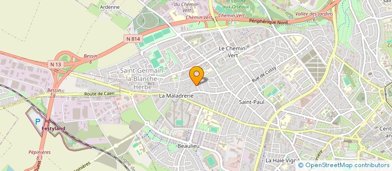 localisation de l'entreprise SOCIETE CIVILE IMMOBILIERE NAUTILUS  CAEN