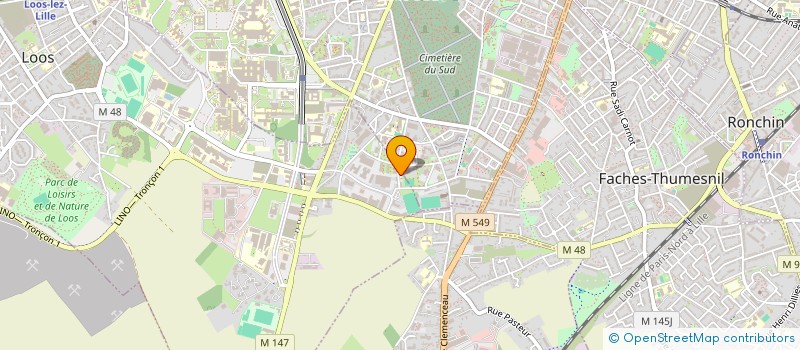 localisation de l'entreprise SOCIETE CIVILE IMMOBILIERE NAWEL  LOOS