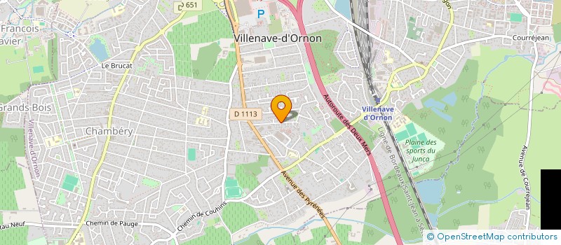 localisation de l'entreprise SOCIETE CIVILE IMMOBILIERE NB INVEST  VILLENAVE-D'ORNON