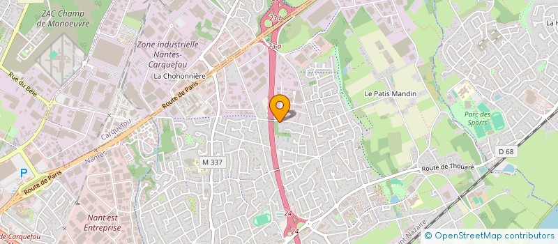 localisation de l'entreprise SOCIETE CIVILE IMMOBILIERE NBN  SAINTE-LUCE-SUR-LOIRE