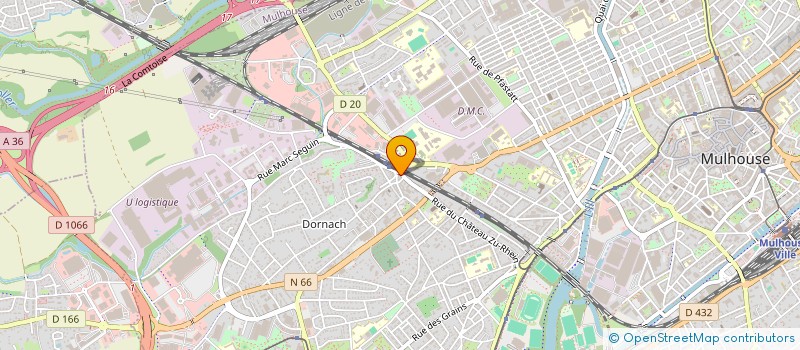 localisation de l'entreprise SOCIETE CIVILE IMMOBILIERE NELIA  MULHOUSE