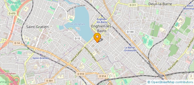 localisation de l'entreprise SOCIETE CIVILE IMMOBILIERE NELSON à ENGHIEN-LES-BAINS