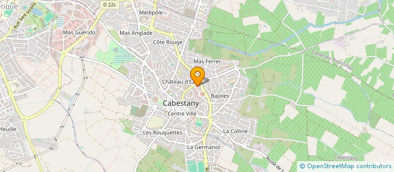 localisation de l'entreprise SOCIETE CIVILE IMMOBILIERE NEOMAT  CABESTANY