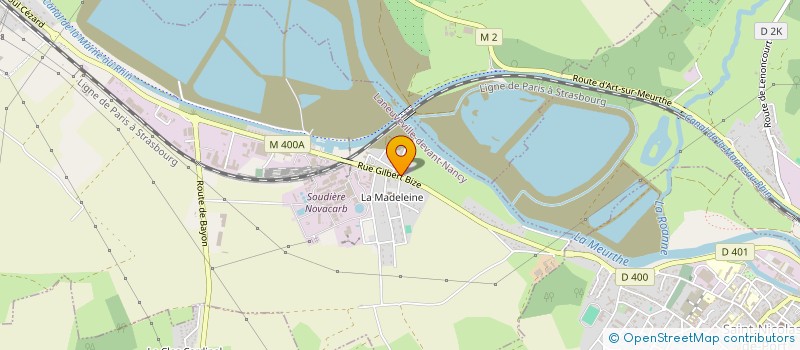 localisation de l'entreprise SOCIETE CIVILE IMMOBILIERE NESSIMO EN ABREGE SCI NESSIMO  LANEUVEVILLE-DEVANT-NANCY