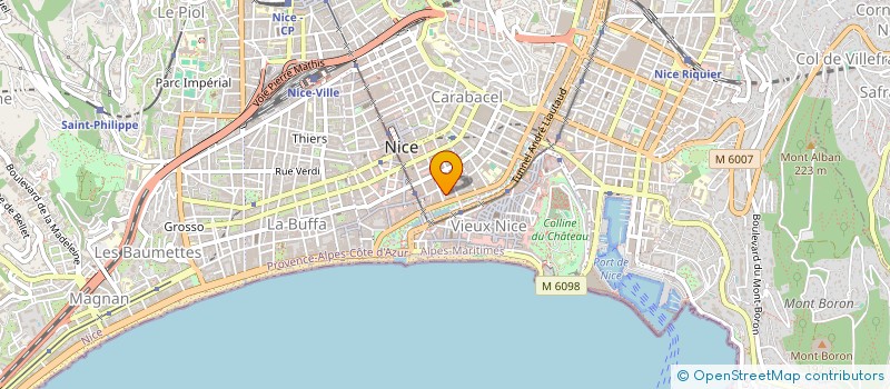 localisation de l'entreprise SOCIETE CIVILE IMMOBILIERE NICE à NICE
