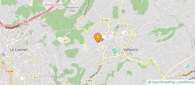 localisation de l'entreprise SOCIETE CIVILE IMMOBILIERE NICOJUGO à ANTIBES