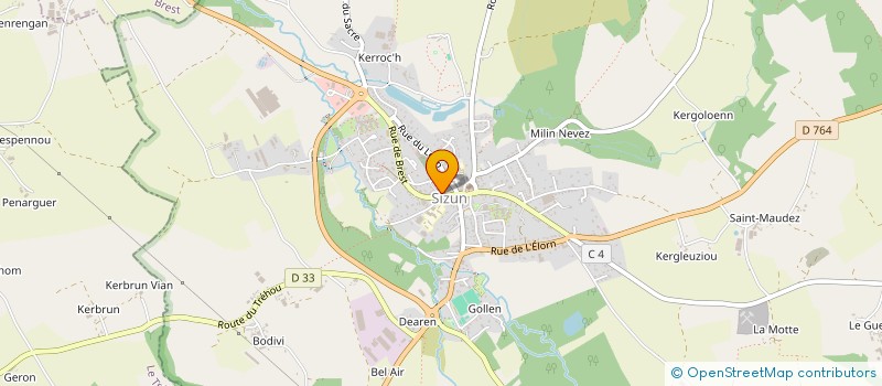 localisation de l'entreprise SOCIETE CIVILE IMMOBILIERE NICOMIE  SIZUN