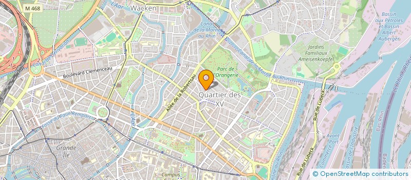 localisation de l'entreprise SOCIETE CIVILE IMMOBILIERE NIRA  STRASBOURG