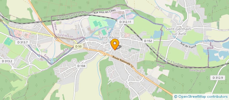 localisation de l'entreprise SOCIETE CIVILE IMMOBILIERE NJMG à SAINT-REMY-SUR-AVRE