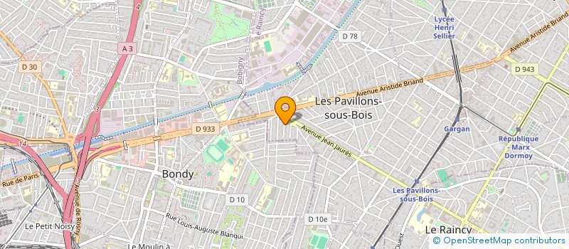 localisation de l'entreprise SOCIETE CIVILE IMMOBILIERE NJOCK à LES PAVILLONS-SOUS-BOIS