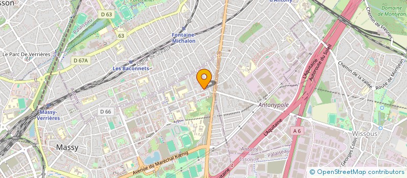 localisation de l'entreprise SOCIETE CIVILE IMMOBILIERE NOE à MASSY