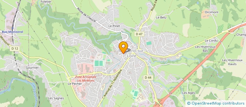 localisation de l'entreprise SOCIETE CIVILE IMMOBILIERE NOGABY  MONISTROL-SUR-LOIRE