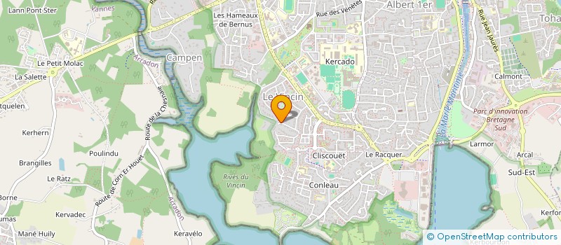 localisation de l'entreprise SOCIETE CIVILE IMMOBILIERE NON MUDERA à VANNES