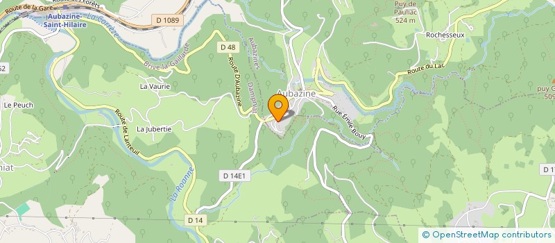 localisation de l'entreprise SOCIETE CIVILE IMMOBILIERE NORCOULE  AUBAZINES