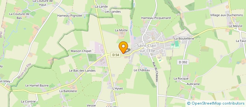 localisation de l'entreprise SOCIETE CIVILE IMMOBILIERE NOTACLAIR  SAINT CLAIR SUR L'ELLE