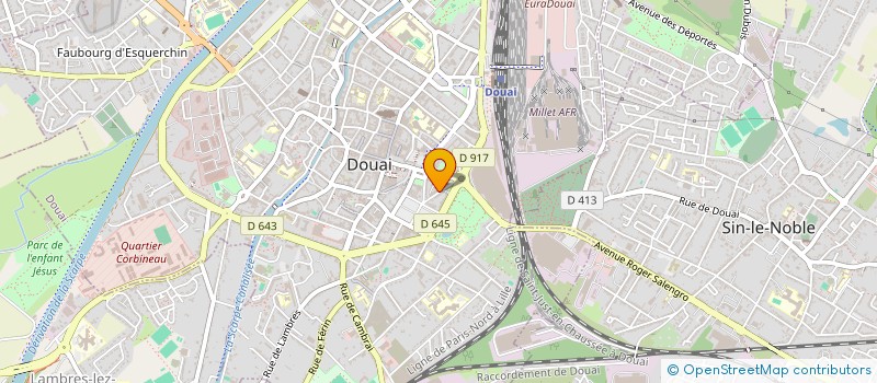 localisation de l'entreprise SOCIETE CIVILE IMMOBILIERE NOUVEL HORIZON à DOUAI