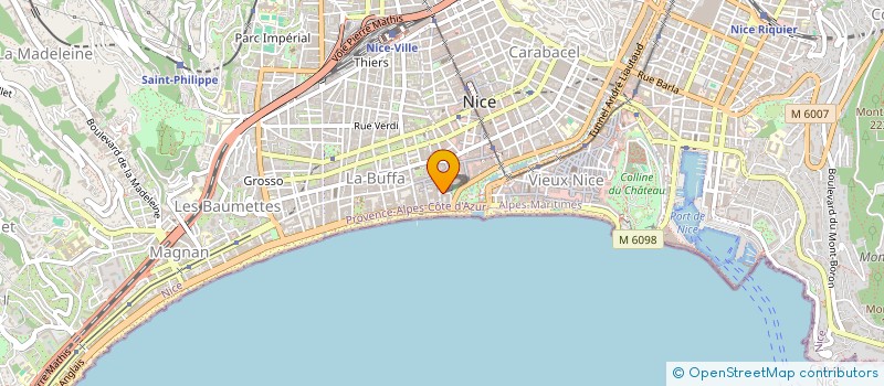 localisation de l'entreprise SOCIETE CIVILE IMMOBILIERE NOVITHEV à NICE