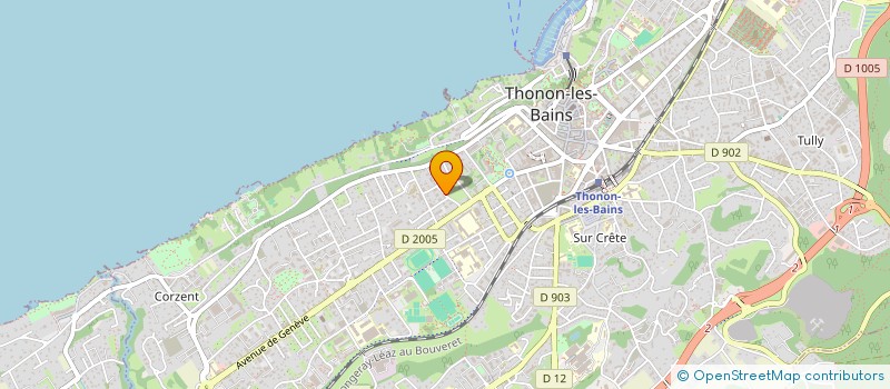 localisation de l'entreprise SOCIETE CIVILE IMMOBILIERE NTI ET PAR ABREVIATION SCI NTI à THONON-LES-BAINS