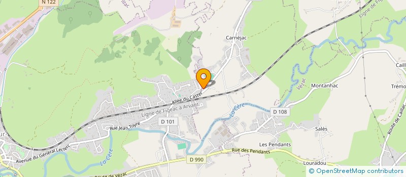 localisation de l'entreprise SOCIETE CIVILE IMMOBILIERE NUMITOR à ARPAJON-SUR-CERE