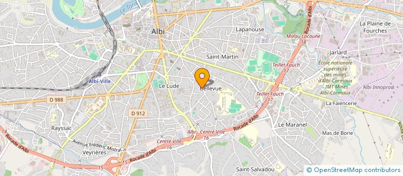localisation de l'entreprise SOCIETE CIVILE IMMOBILIERE NVSEAS à ALBI