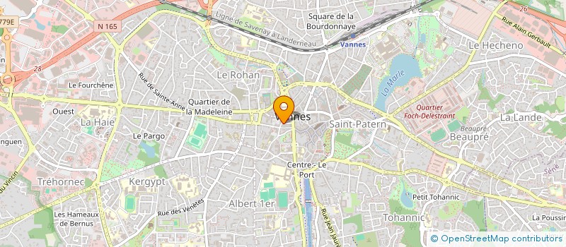 localisation de l'entreprise SOCIETE CIVILE IMMOBILIERE O'BRIEN à VANNES