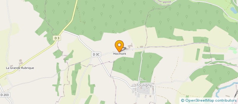 localisation de l'entreprise SOCIETE CIVILE IMMOBILIERE OKINAWA  TOULIGNY