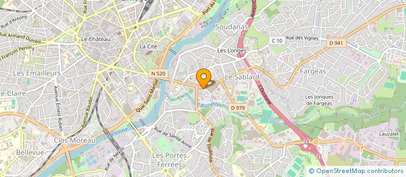 localisation de l'entreprise SOCIETE CIVILE IMMOBILIERE OLICE à LIMOGES