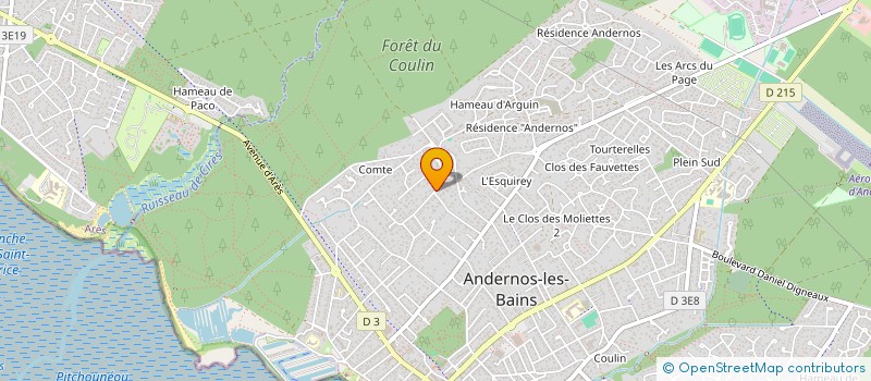 localisation de l'entreprise SOCIETE CIVILE IMMOBILIERE OLINA  ANDERNOS-LES-BAINS