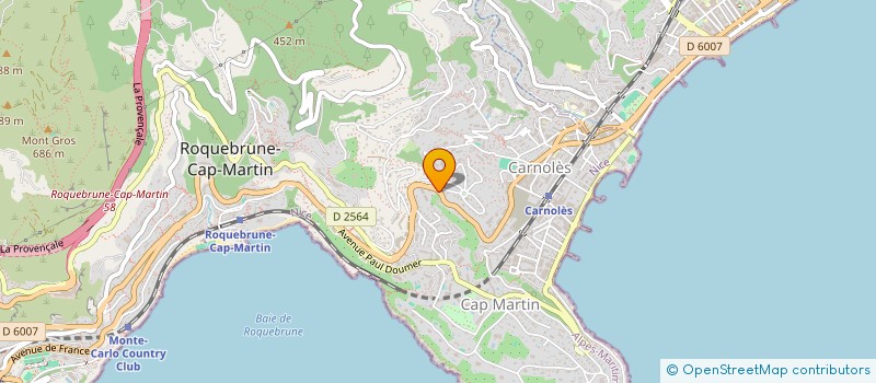 localisation de l'entreprise SOCIETE CIVILE IMMOBILIERE OLIVIA à ROQUEBRUNE-CAP-MARTIN