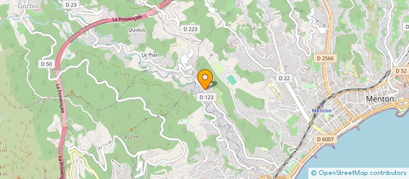 localisation de l'entreprise SOCIETE CIVILE IMMOBILIERE OLJERE à MENTON