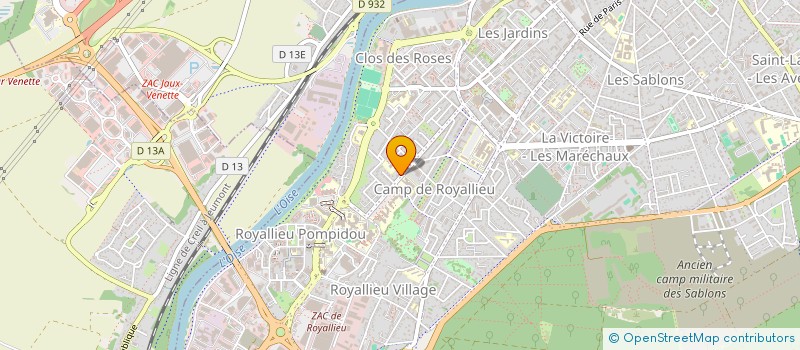 localisation de l'entreprise SOCIETE CIVILE IMMOBILIERE OLMASA  COMPIEGNE