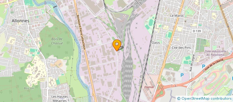 localisation de l'entreprise SOCIETE CIVILE IMMOBILIERE OLYMPIA ESC  LE MANS