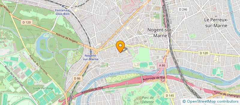 localisation de l'entreprise SOCIETE CIVILE IMMOBILIERE OPALE à NOGENT-SUR-MARNE