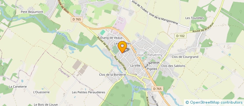 localisation de l'entreprise SOCIETE CIVILE IMMOBILIERE OPAMABATI  CHEVERNY