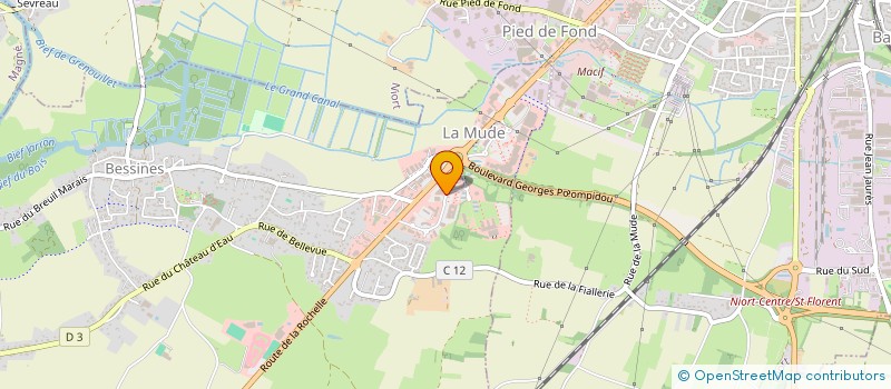 localisation de l'entreprise SOCIETE CIVILE IMMOBILIERE OPHTANIORT  BESSINES