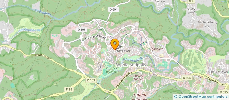 localisation de l'entreprise SOCIETE CIVILE IMMOBILIERE OPIS  VALBONNE